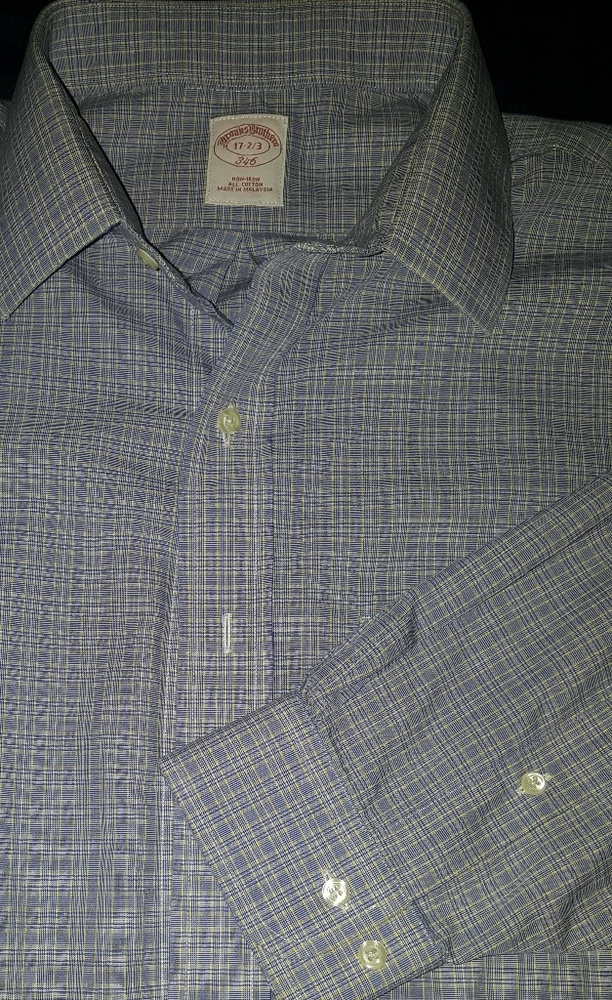 Brooks Brothers Mens Dress Shirt 17 32/33